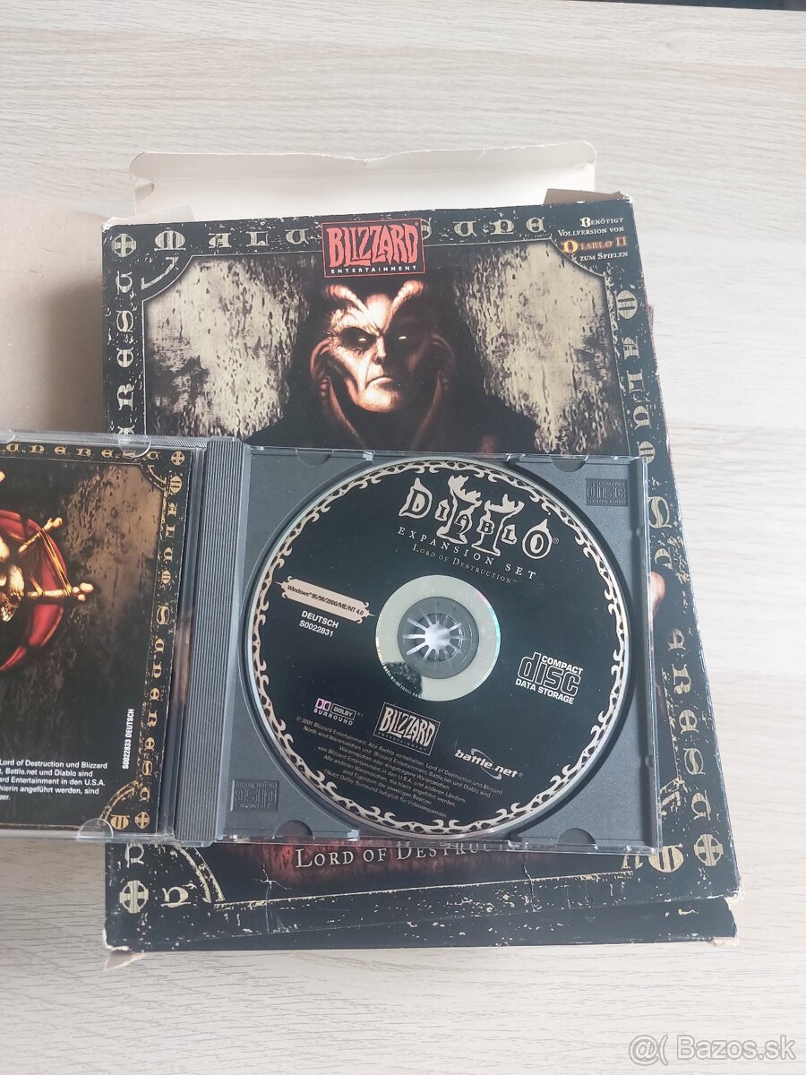 Diablo 1+datadisk / 2 + datadisk / Big Box / Rare viz foto - 4