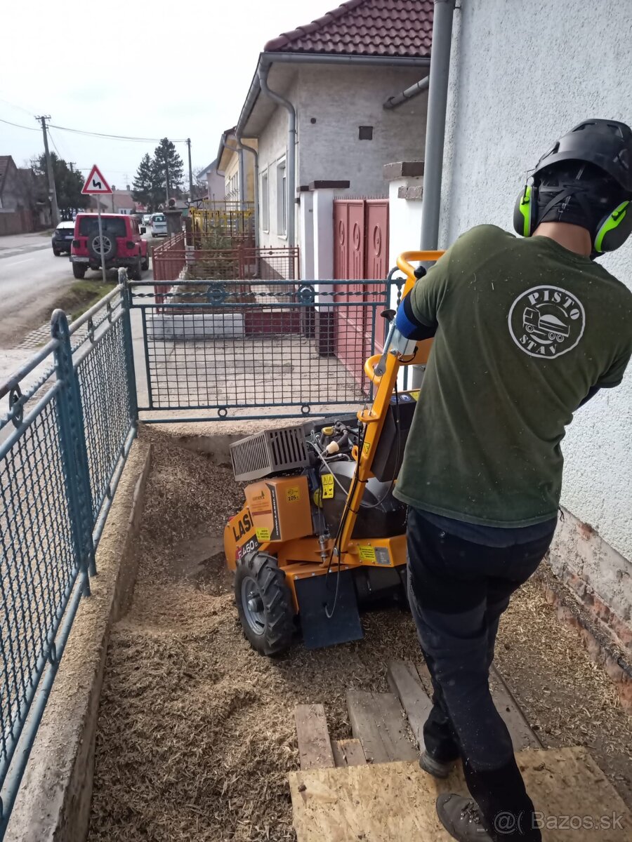 Frézovanie pňov, odstraňovanie pňov, výrub stromov - 4