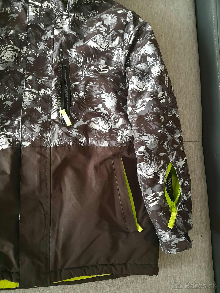 Chlapčenská lyžiarska bunda LEWRO 152/158 - 4