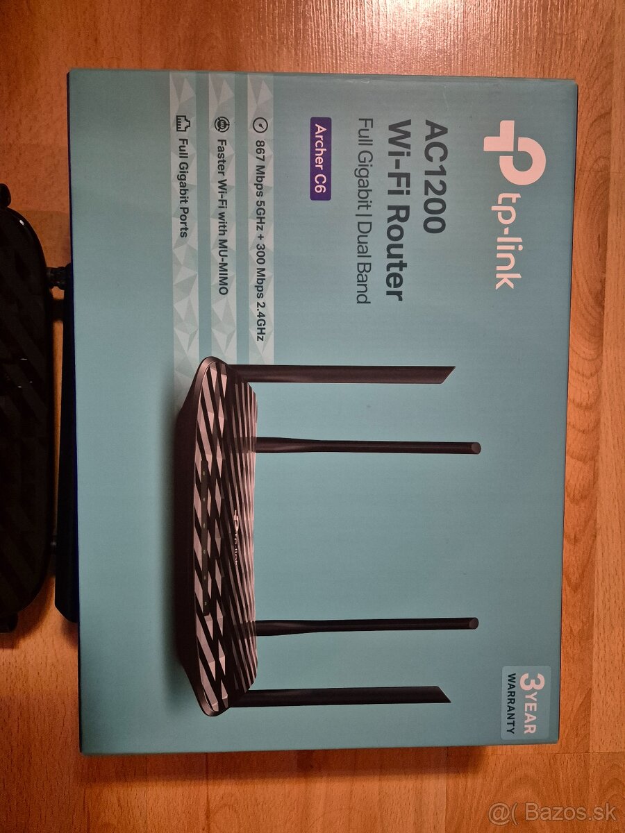 Predám Wi-Fi router TP-Link Archer C6 (AC1200) - 4