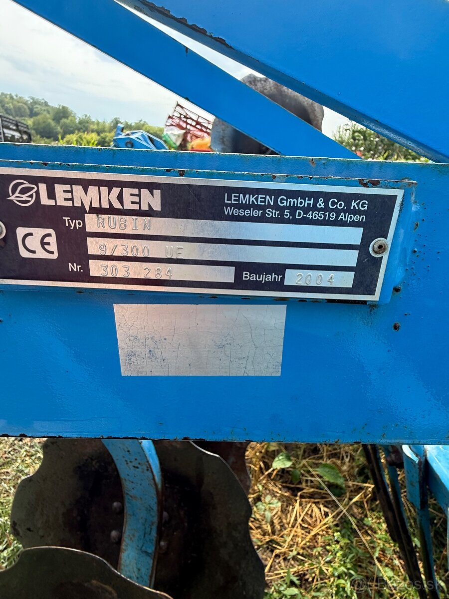 Predám diskový podmietac Lemken Rubín 9 - 4