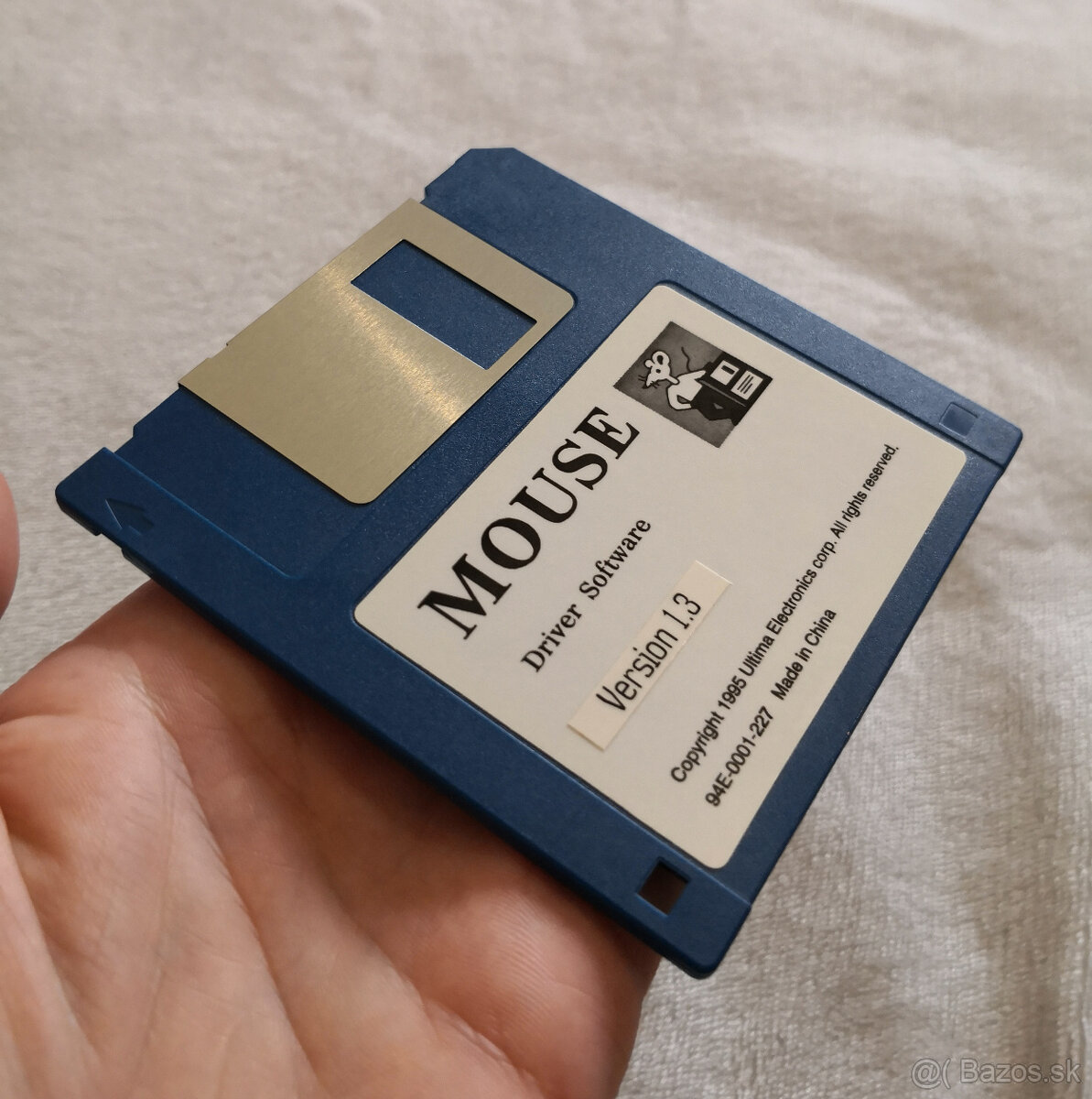 Original retro disketa Mouse Driver Software - 4