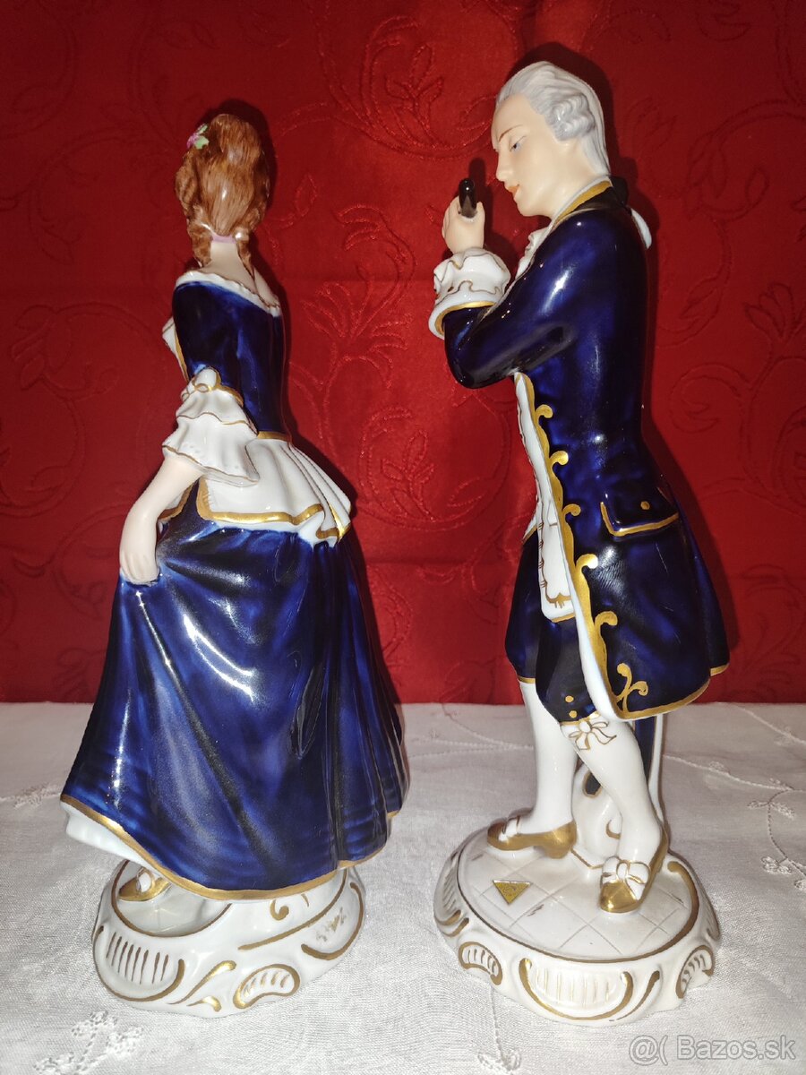 Royal Dux - baroko pár - 4