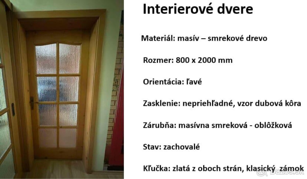 Masívne interiérové dvere - 4