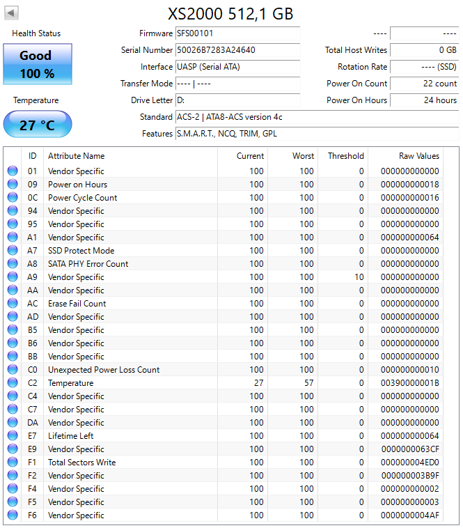 Externý SSD Kingston XS2000 500GB - 4