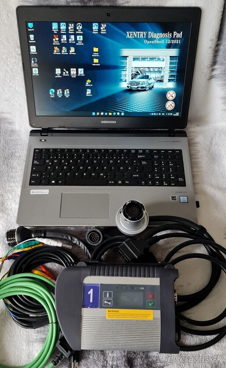 Laptop Mercedes + multiplexer C4 Xentry StarDiagnose12 2021+ - 4