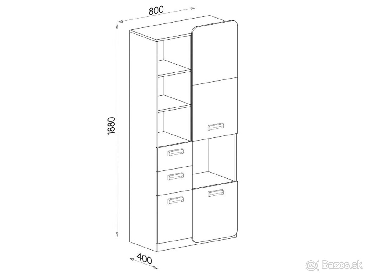 Nábytok LORENTO Detská zostava - 4