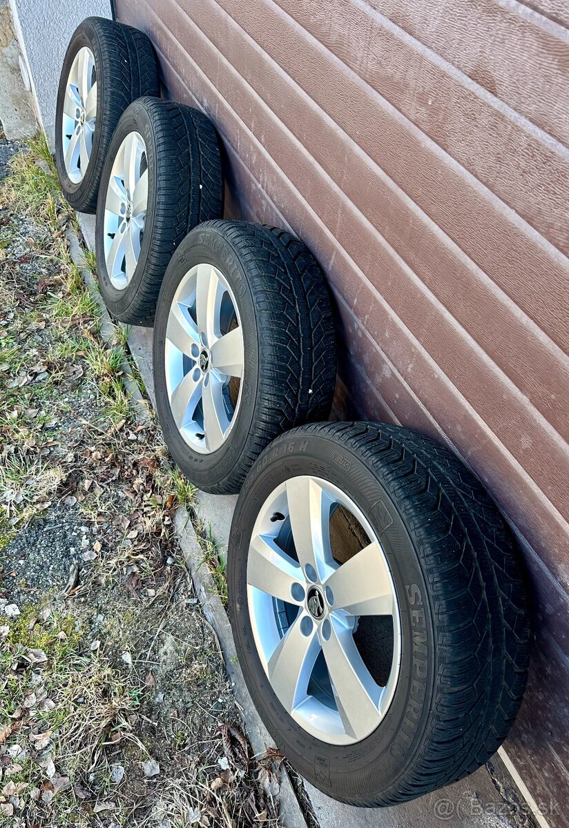 Alu originál škoda nanuq 5x100 R16 - 4