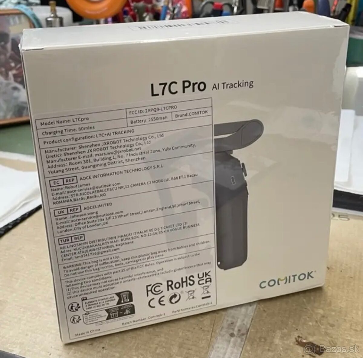 Trojosový stabilizátor L7C Pro + AI Tracking - 4