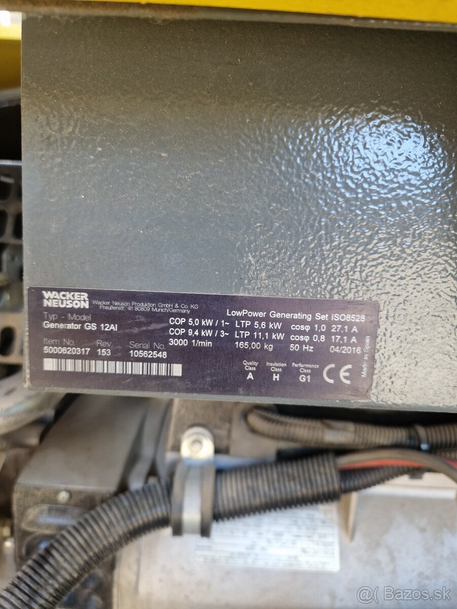 Elektrocentrala WackerNeuson GS 12Ai - 4