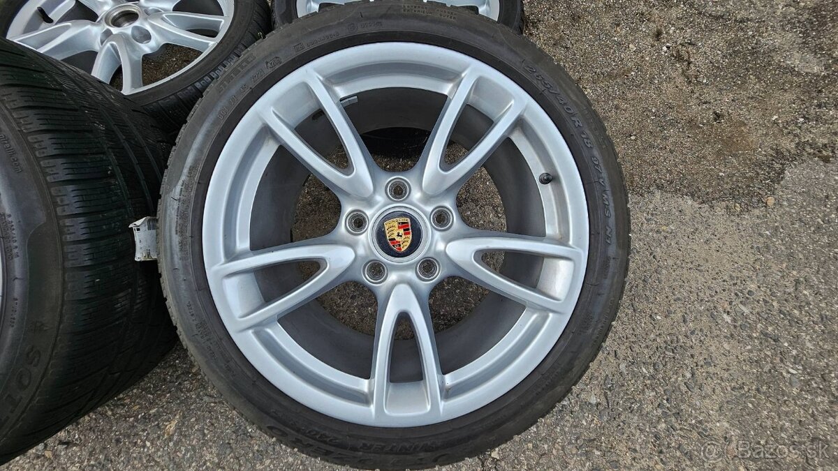zimní ALU kola originál Porsche 18” – komplet s - 4