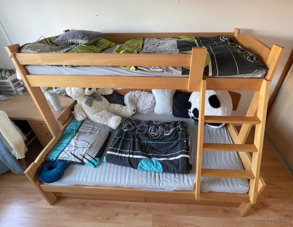 Poschodová posteľ z masívu - 4