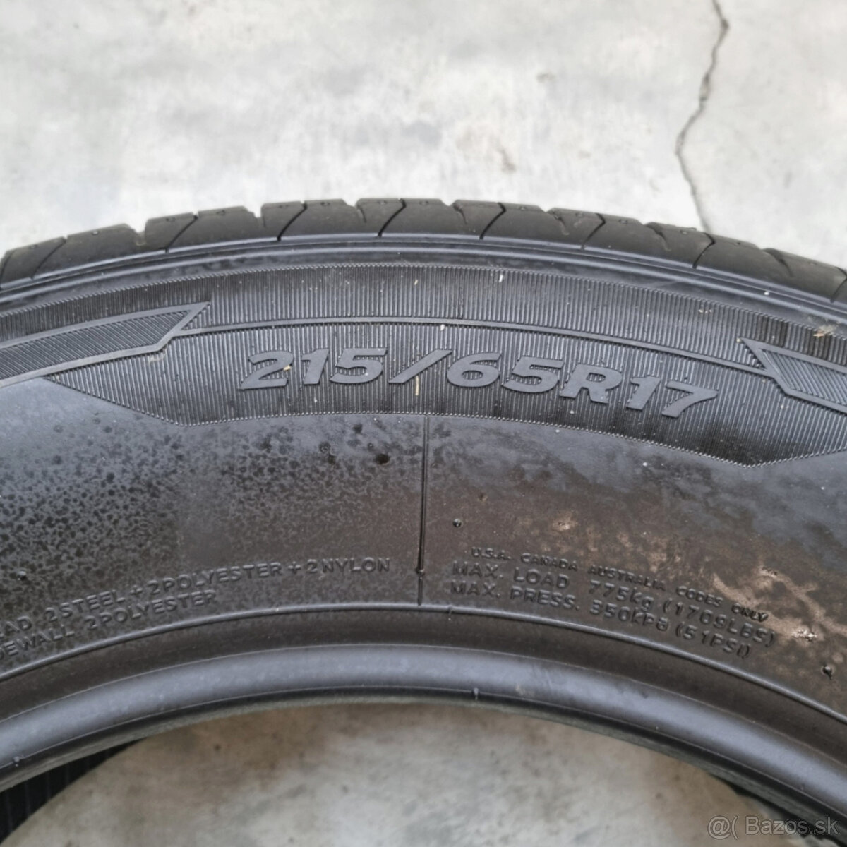 Letné pneumatiky 215/65 R17 HANKOOK - 4