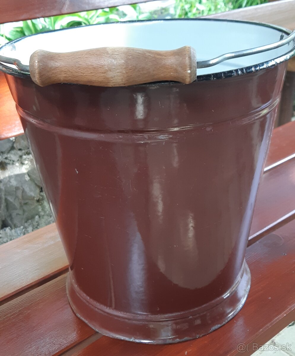 Stare smaltovane vedro - 4