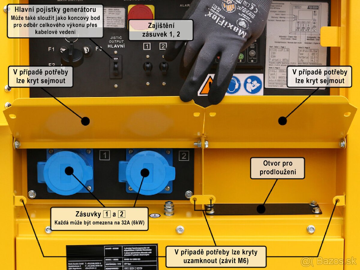 Elektrocentrála GD4SS 10 kW sleva 10% - 4