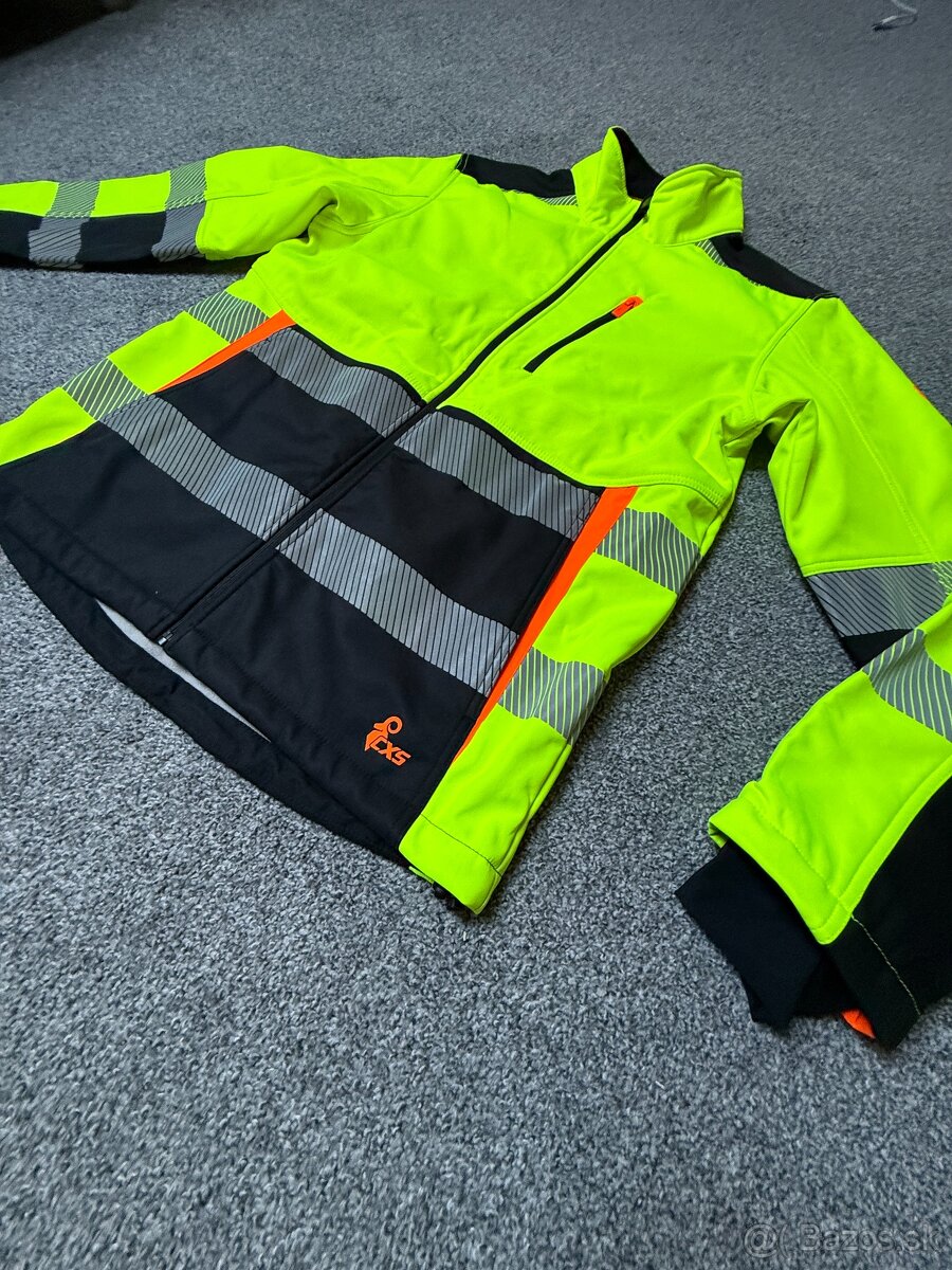 Pánska reflexná softshellová bunda CXS veľkosť L - 4