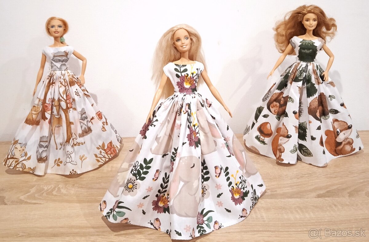 Barbie-dlhe šaty pre Barbie - 4