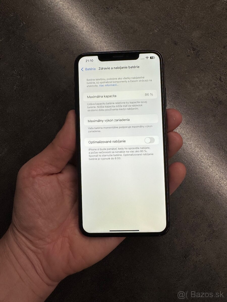 Predam Iphone xs max 256gb top stav - 4