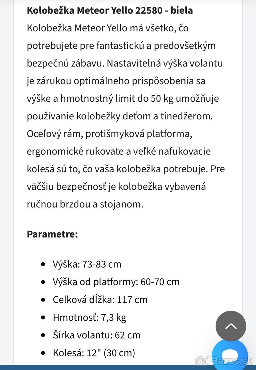 Kolobežka Meteor Yello - 4