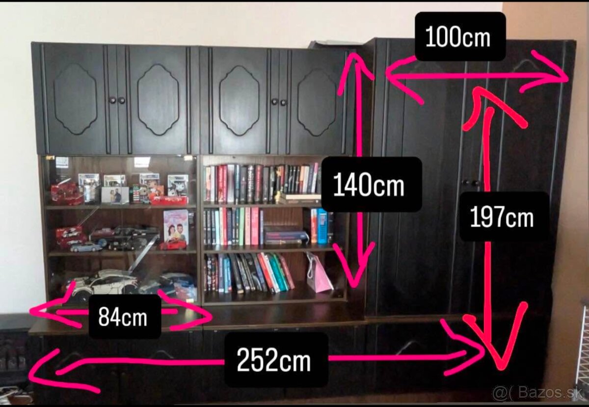 Tmavohnedé skrine - 4