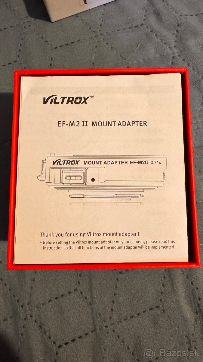 Viltrox EF-M2 II (0,71×) – nový, nepoužitý - 4