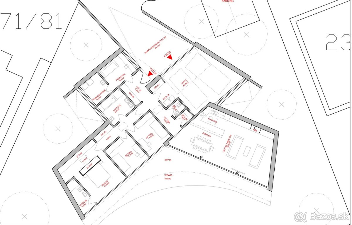 STAVEBNÝ POZEMOM S PROJEKTOM A STAVEBNÝM POVOLENÍM 1000m2 - 4