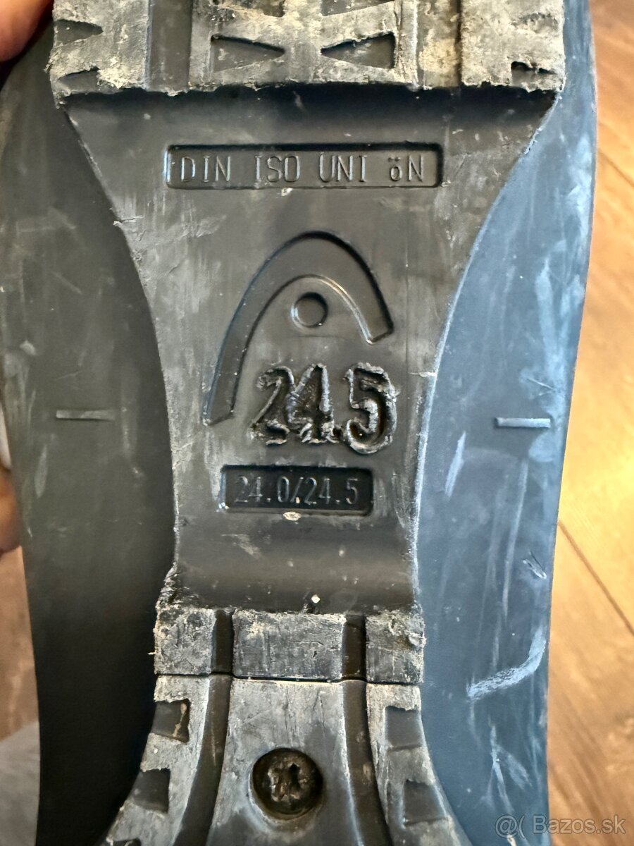 Lyžiarky detské 24,5cm vel.37-38 - 4