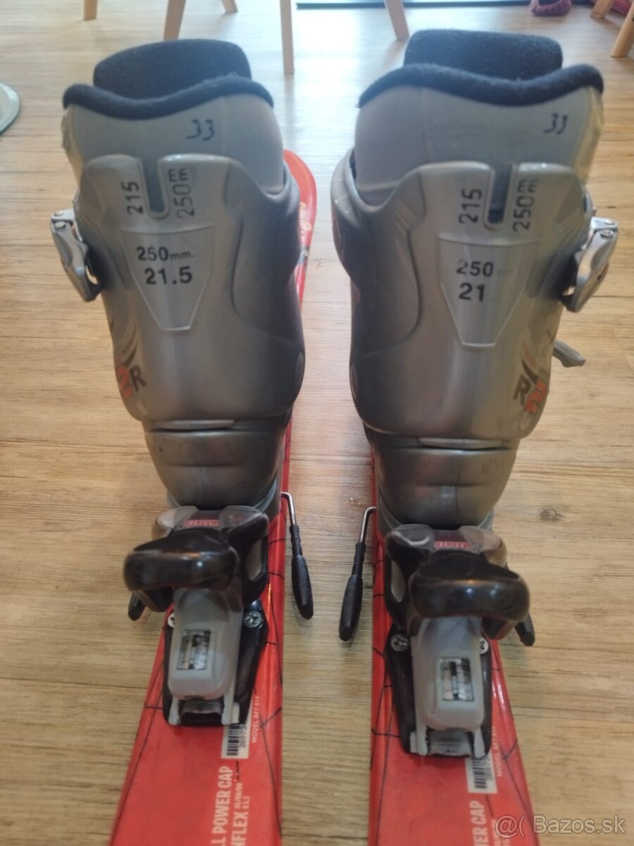 Detske lyže 90 cm + Lyžiarky 33ky - 4