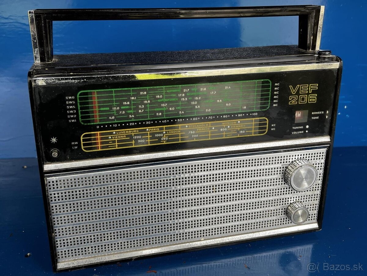Tranzistor, rádio VEF 206 - 4