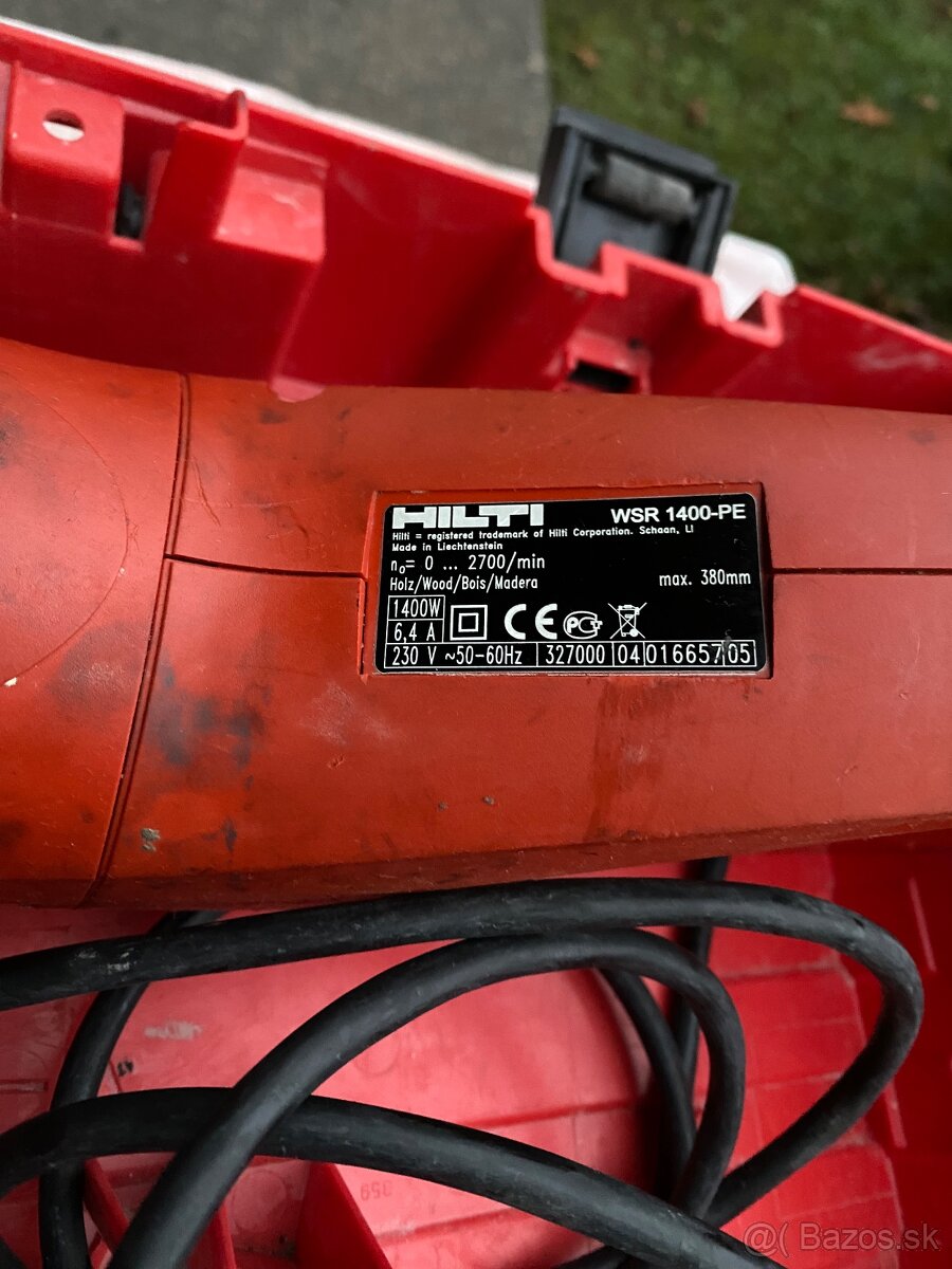 Chvostová píla Hilti WSR 1400-PE - 4