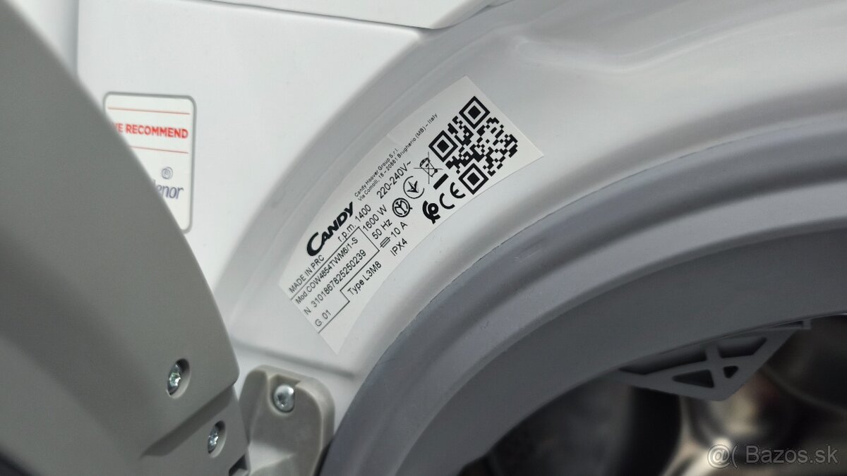 Nova pracka so susickou CANDY COW4854TWM6/1-S - 4