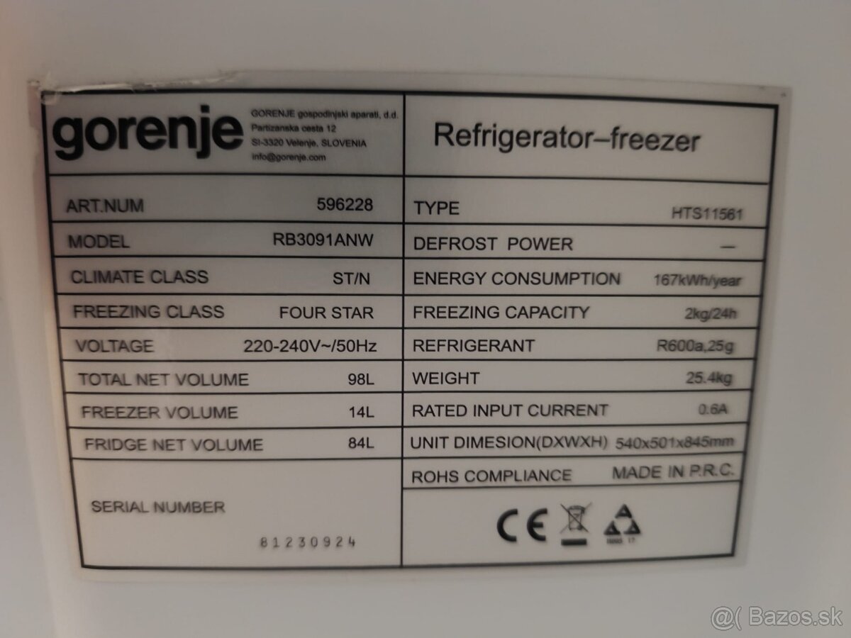 Chladnička Gorenje - 4