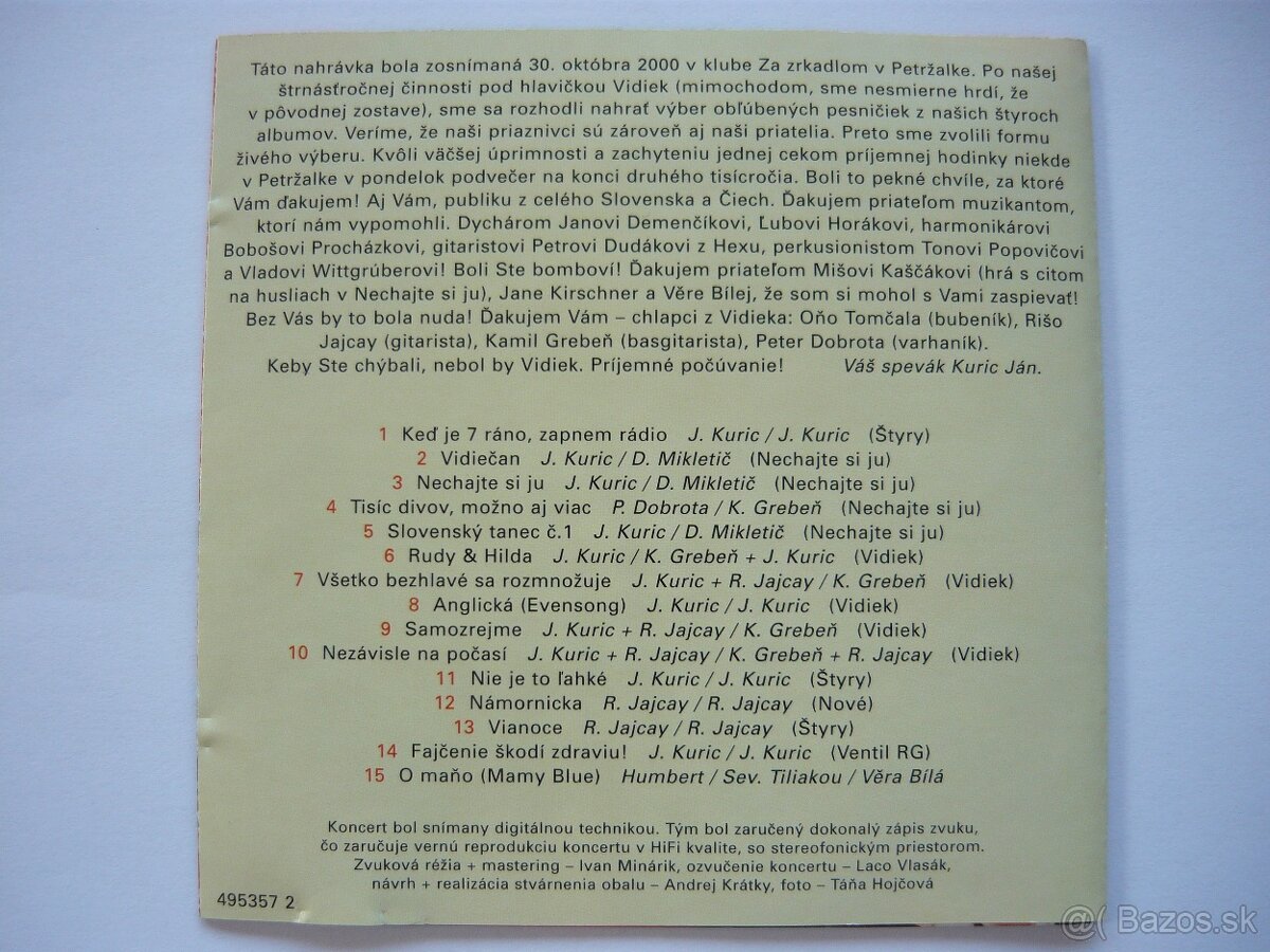 CD - VIDIEK - 4