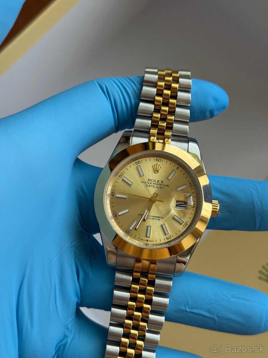 Rolex oyster perpetual datejust - two tone - 4