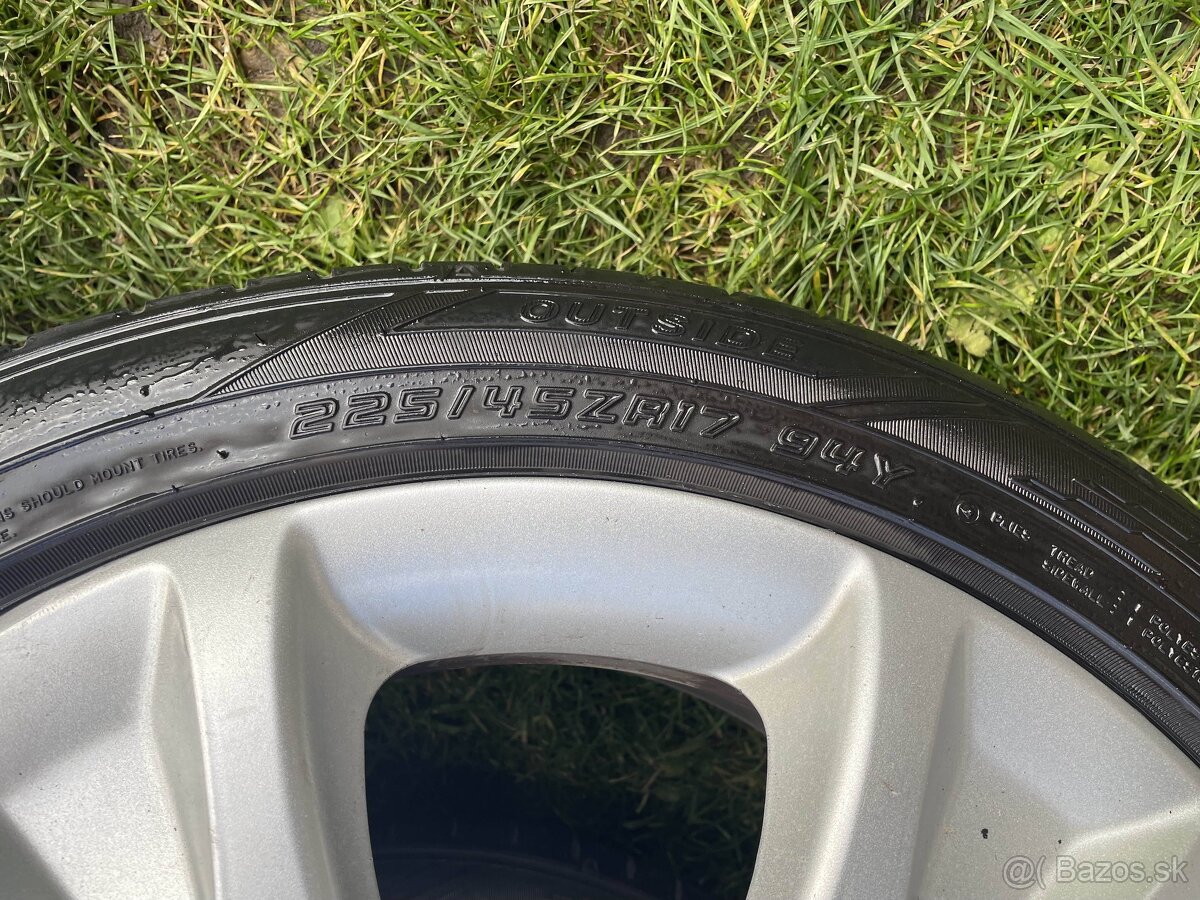 PALAS DIJON TRIFID Orig. skoda VW alu disky R17 5x112 225 - 4