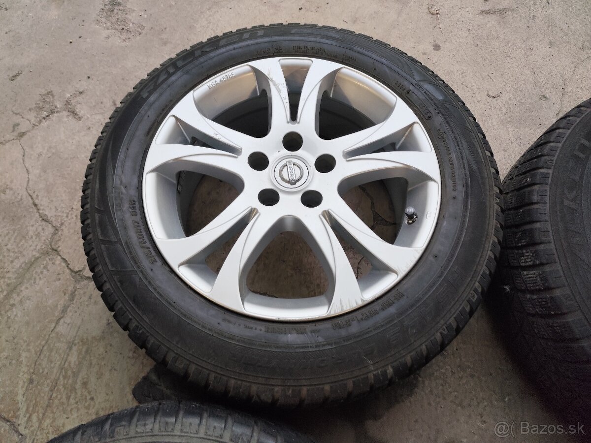Sada Alu 17" Nissan +pneu +tpms - 4