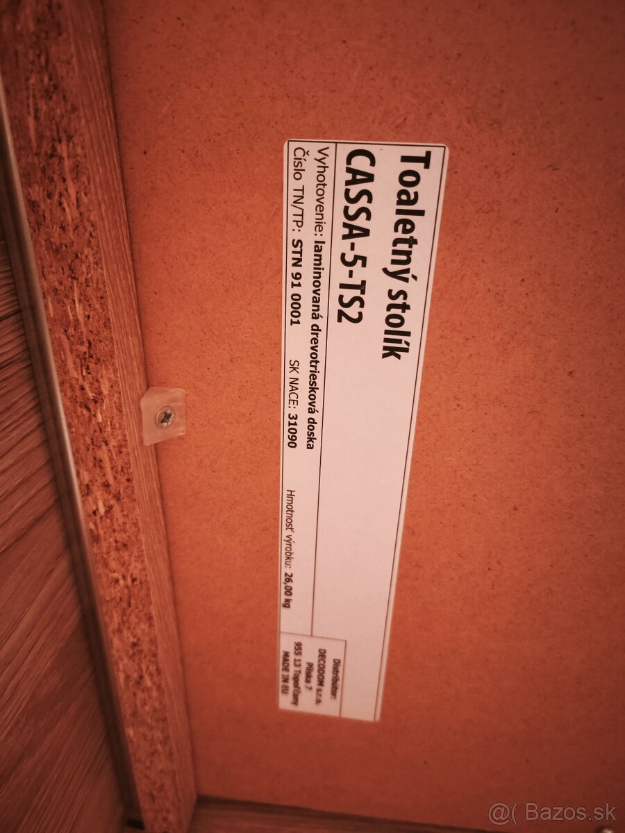 Toaletný/písací stolík - 4