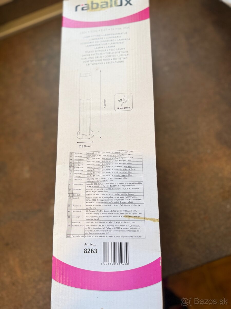 Vonkajšie záhradné svietidlo - 4