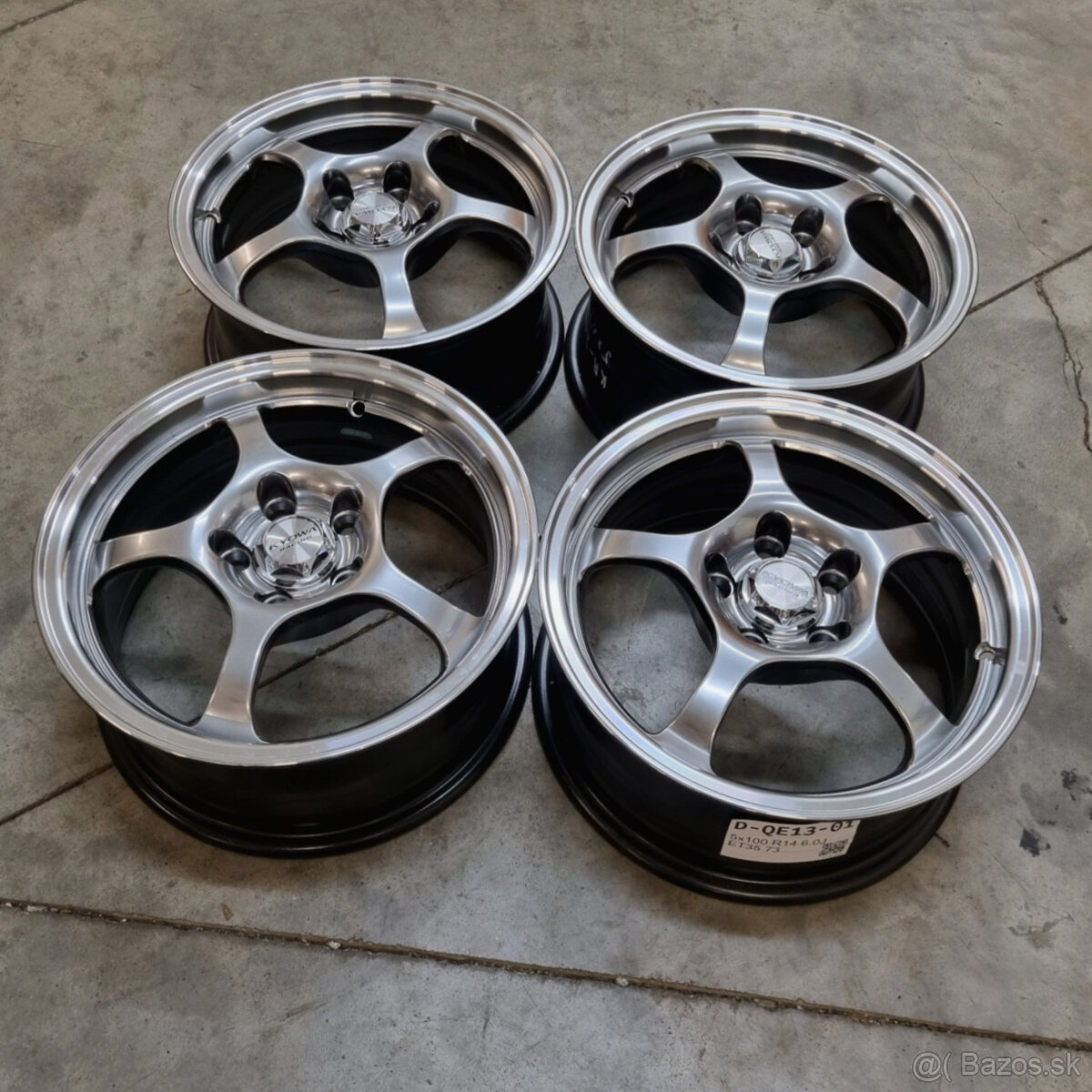 Hliníkové disky 5x100 R14 6J ET35 - 4