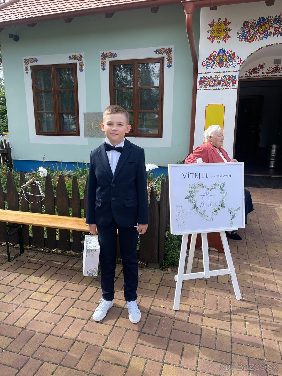 Detský oblek zn. WE pre chlapca 146 plus košela - 4