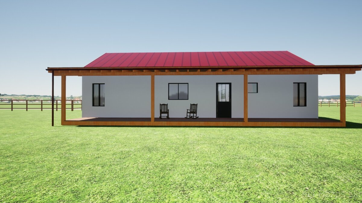 Moderný drevodom 98 m² s 2 terasami – už od 67 620 € - 4