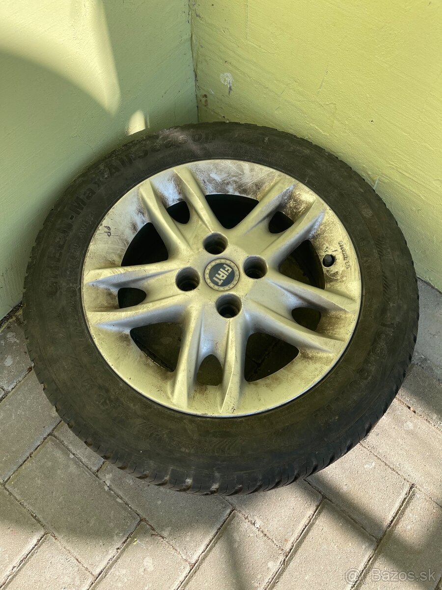 Elektróny 4x98 Fiat + celoročne gumy - 4
