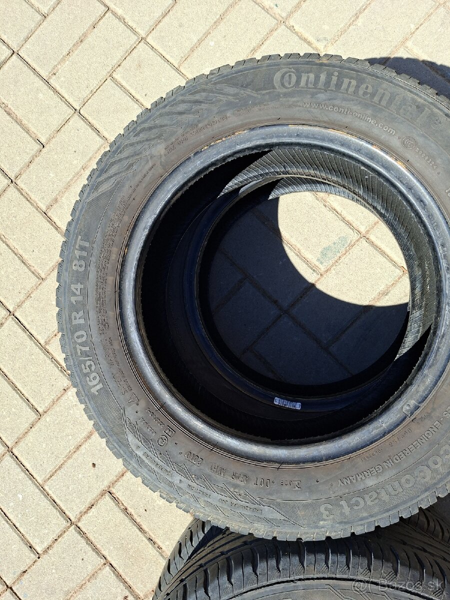 Predám letné pneumatiky 165/70 R14 81T - 4