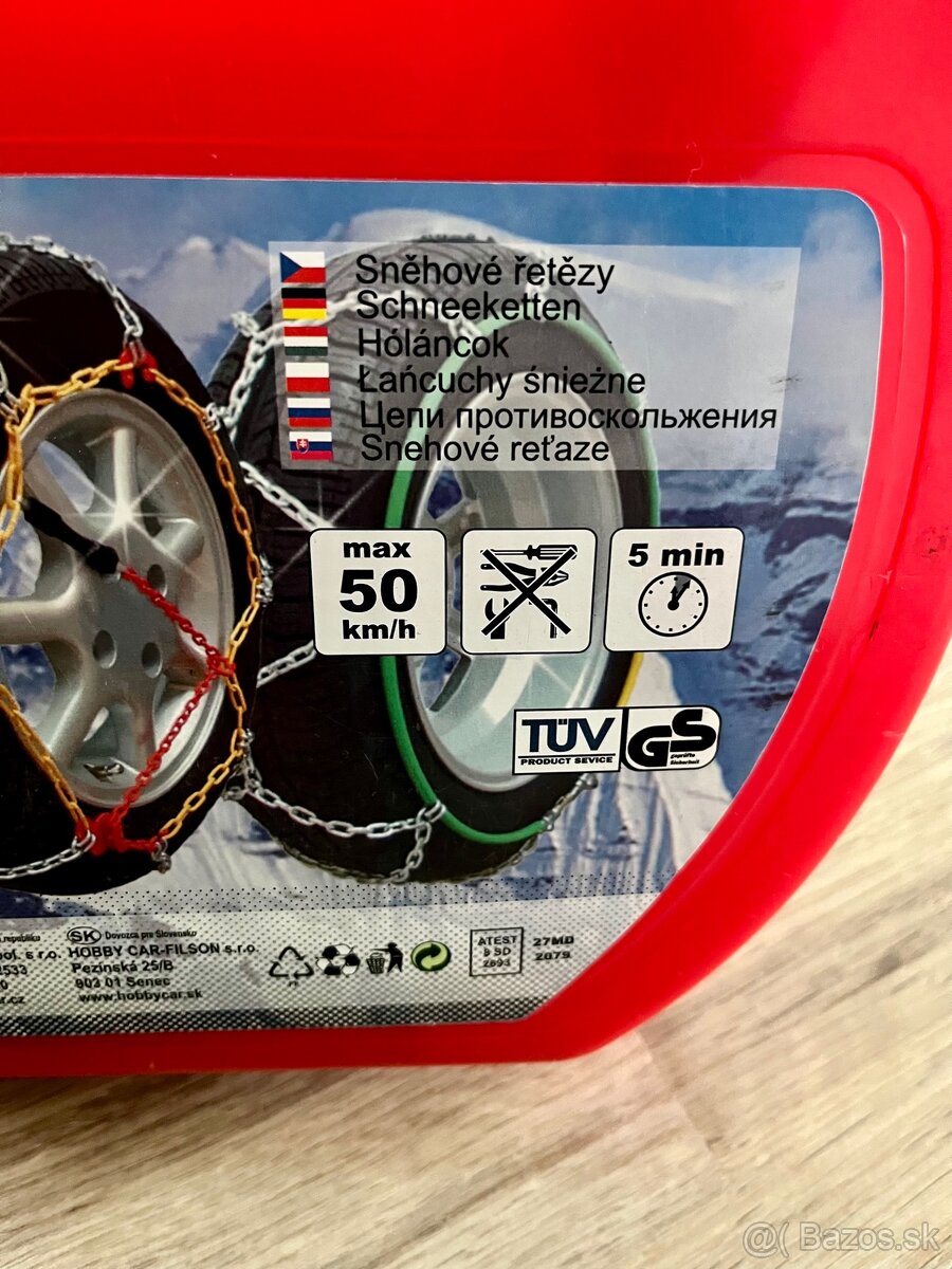 Snehové reťaze - nové, veľkosť 70, TOP - 4