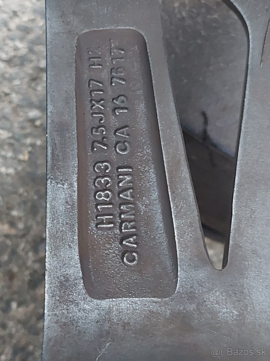 CARMANI Disk 7,5Jx17,215/60 R17 letné pneumatiky MercedesGLA - 4