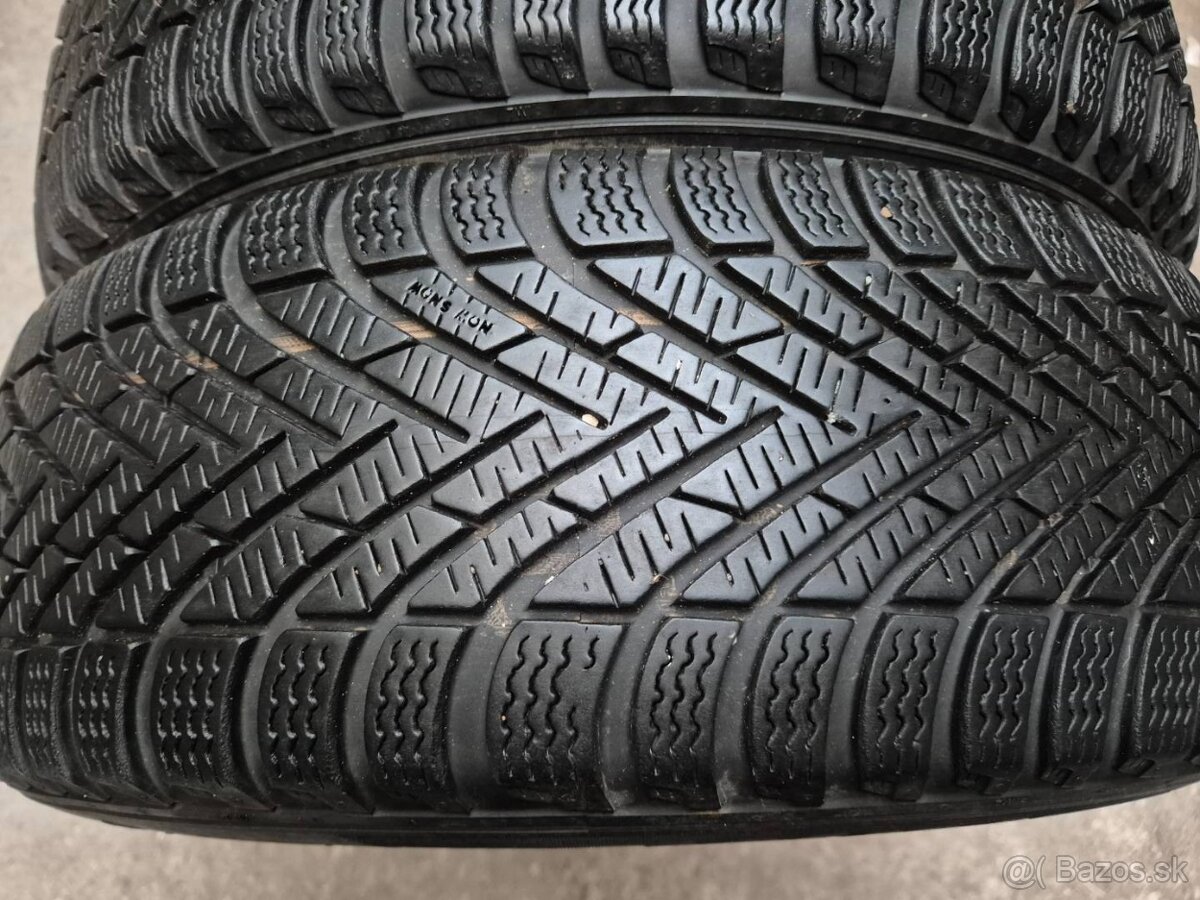 185/60 r16 zimné 4 ks PIRELLI dezén 8,7 - 7,7 mm - 4