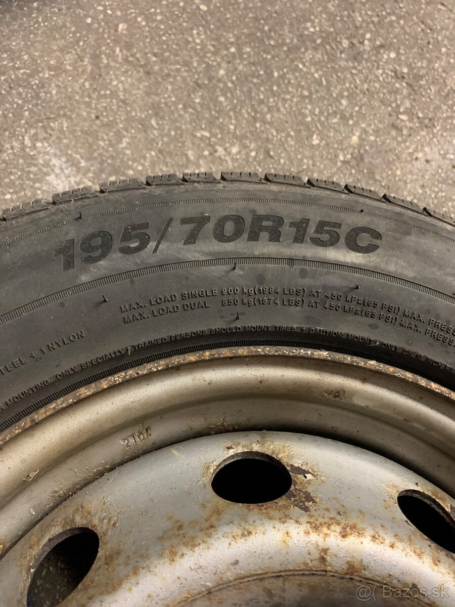 Predám plechové disky r 15ky,Ducato,Jumper,Boxer - 4