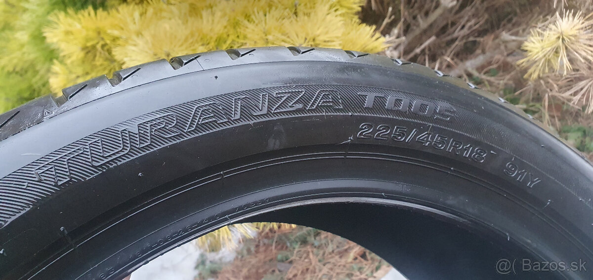 BRIDGESTONE TURANZA T005, LETNA, 225/45 R18 - 4