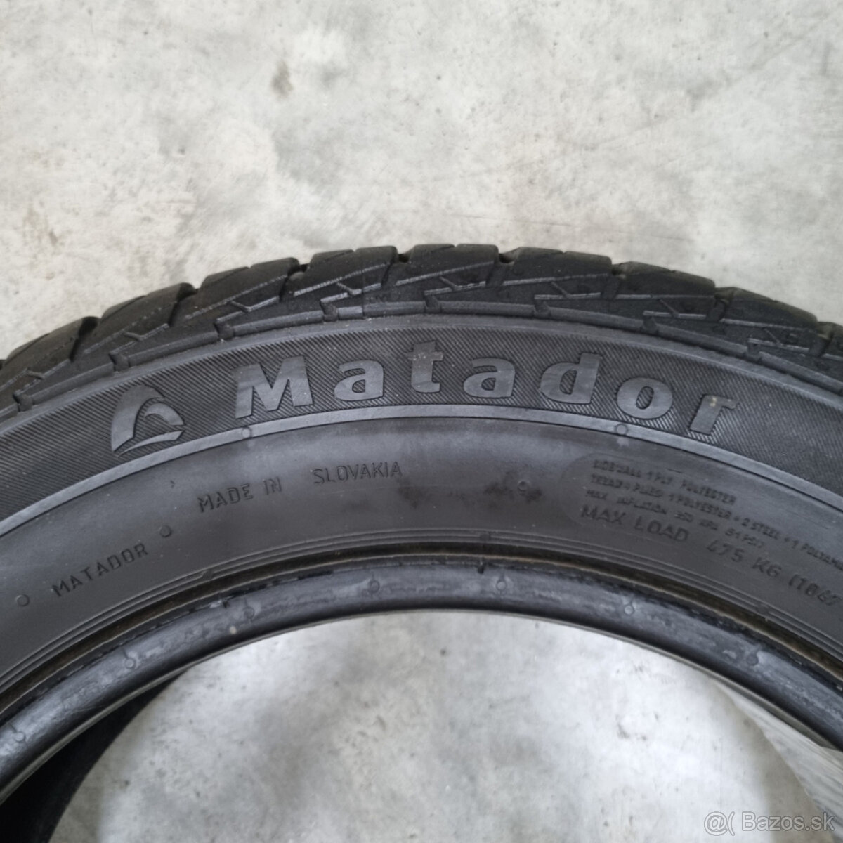 Letné pneumatiky 185/60 R14 MATADOR - 4