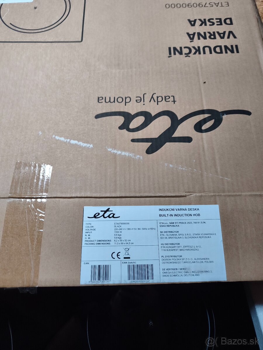 Indukčná varná doska ETA - 4